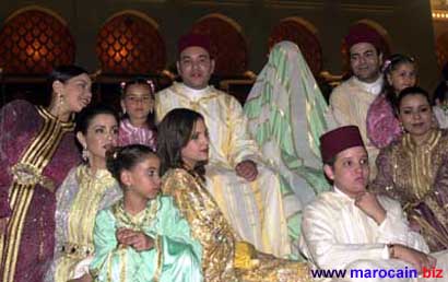 Photo de Mohammed VI et Salma Bennani